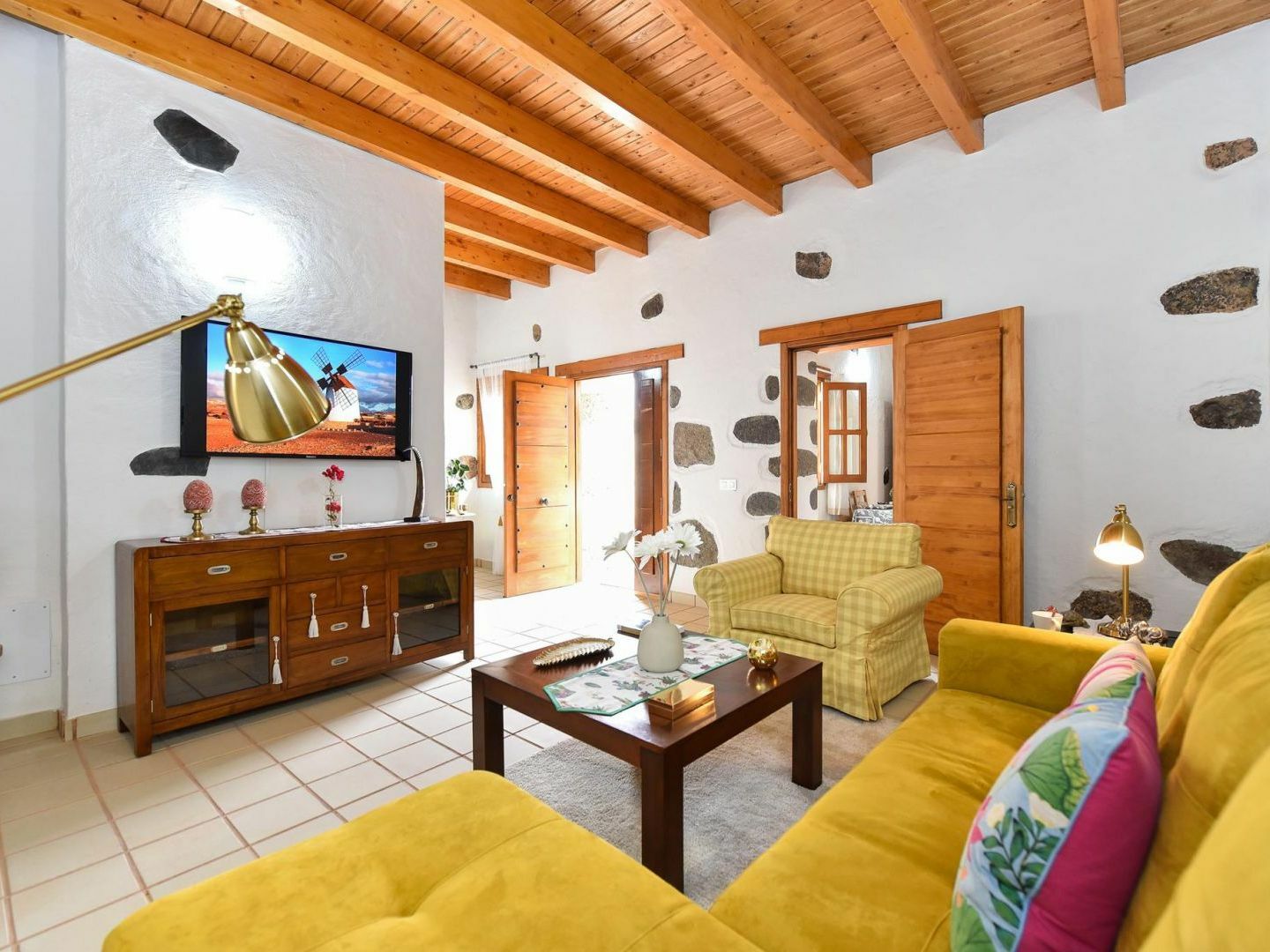Los Algodones Cottage With Pool Інхеніо Екстер'єр фото